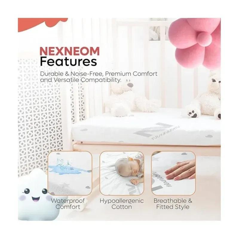 Pack and Play Mattress Memory Foam 38x26 Breathable & Skin-Friendly with Cover