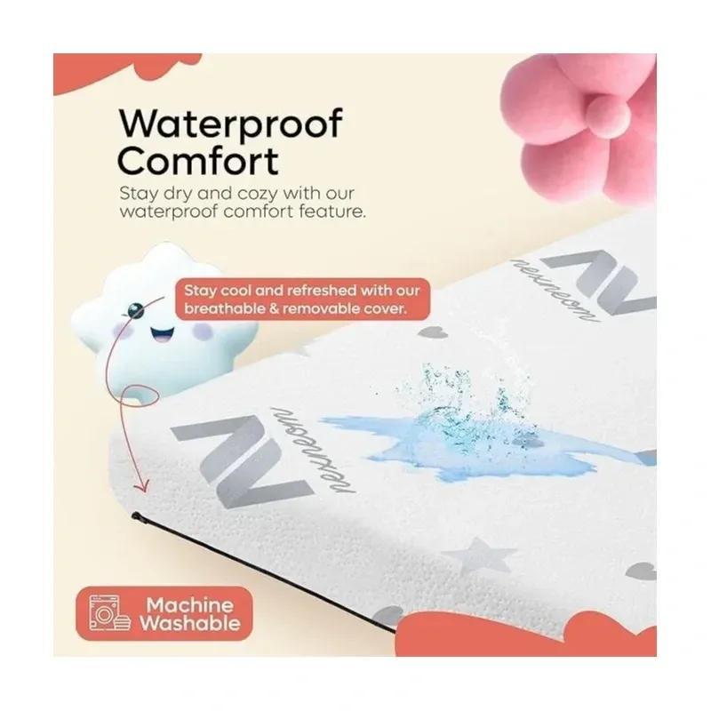Pack and Play Mattress Memory Foam 38x26 Breathable & Skin-Friendly with Cover